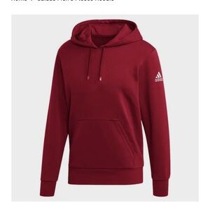 Adidas red hoodie, men’s medium